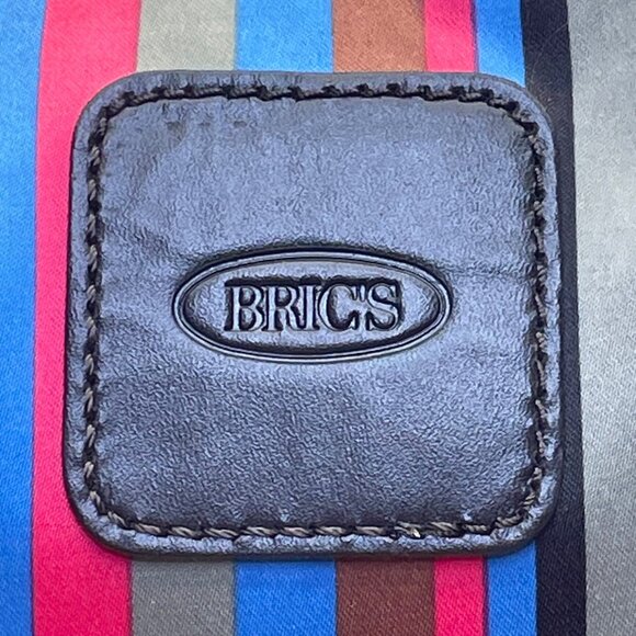 Brics Women’s Multicolor Nylon Striped Bag Adjustable Strap Crossbody Bag - Picture 5 of 13